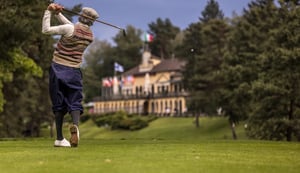 Hickory player at Villa d'Este